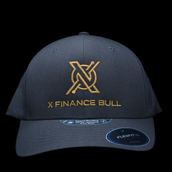 Dark Grey Hat - xFinanceBull Embroidered Branding Cap