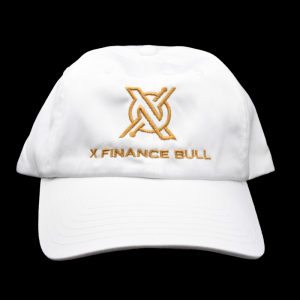 White Hat - xFinanceBull Embroidered Branding Cap