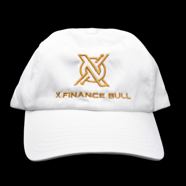 White Hat - xFinanceBull Embroidered Branding Cap