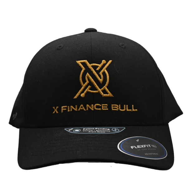 Black Hat - xFinanceBull Embroidered Branding Cap - Image 3