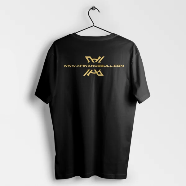 xFinanceBull T-Shirt (Black)– Confidence in Every Stitch - Image 2