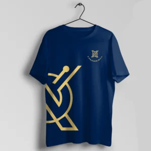 xFinanceBull Embroidery T-Shirt (Blue) – Confidence in Every Stitch