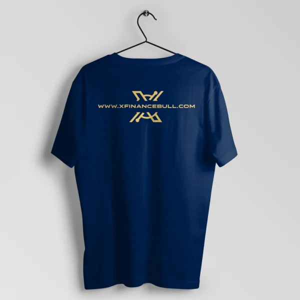 xFinanceBull T-Shirt (Blue)– Confidence in Every Stitch - Image 2