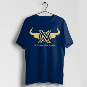 xFinanceBull T-Shirt (Blue)– Confidence in Every Stitch